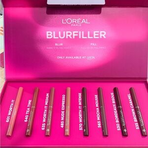 L'Oréal BlurFiller Lip Set - Assorted Pink & Brown Shades